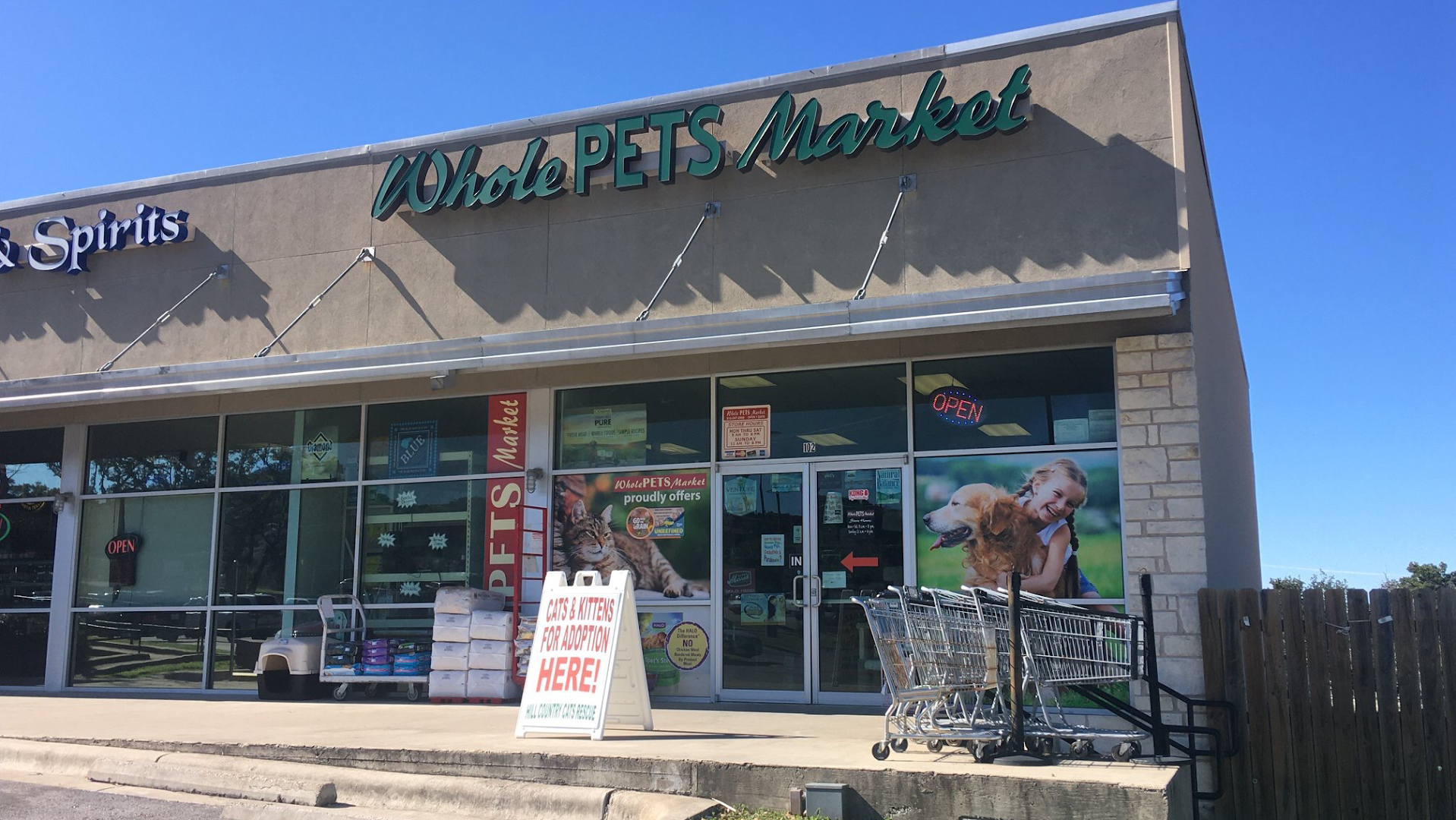 Whole Pets Market Lago Vista