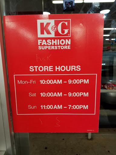 Clothing Store «K&G Fashion Superstore», reviews and photos, 4955 Nicholson Ct, Kensington, MD 20895, USA