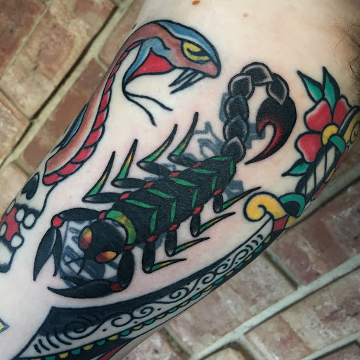 Explore jungle tattoo ideas, creative tattoo ideas in Tallmadge, available at Killjoy tattoo