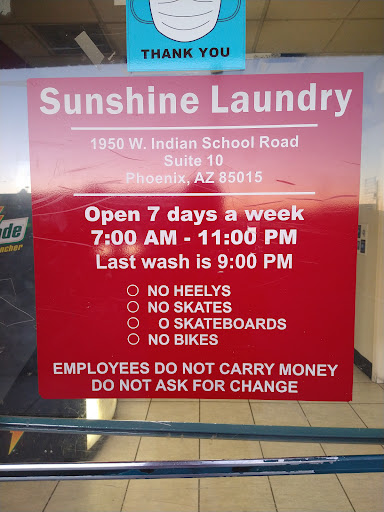Laundromat «Sunshine Laundry», reviews and photos, 1950 W Indian School Rd #10, Phoenix, AZ 85015, USA