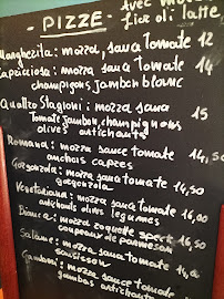 Menu / carte de Chez Isabella à Biarritz