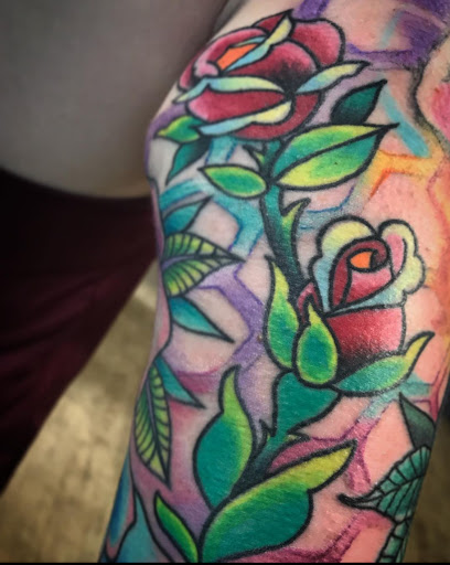 Explore big cat tattoo ideas, creative tattoo ideas in Homer, available at Mostly Harmless Tattoo Studio