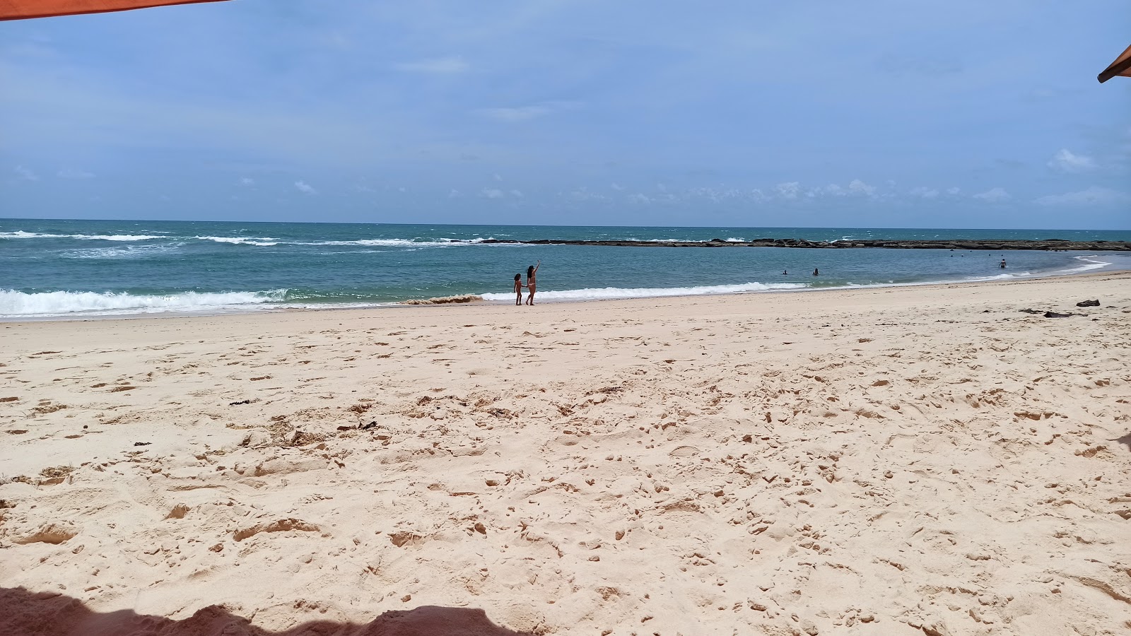 Fotografija Plaža Barra de Tabatinga z svetel pesek površino