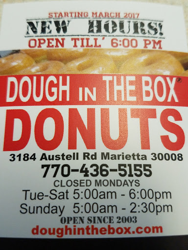 Donut Shop «Dough In The Box», reviews and photos, 3184 Austell Rd SW, Marietta, GA 30008, USA