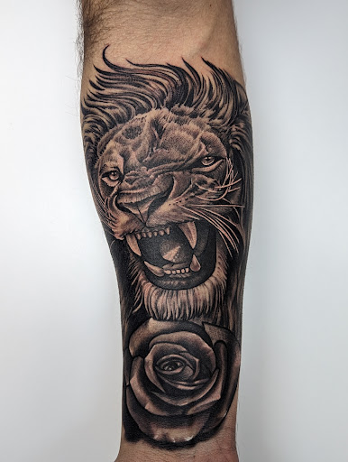 Explore gundam tattoo ideas, creative tattoo ideas in Longmont, available at Sharkys Paradise