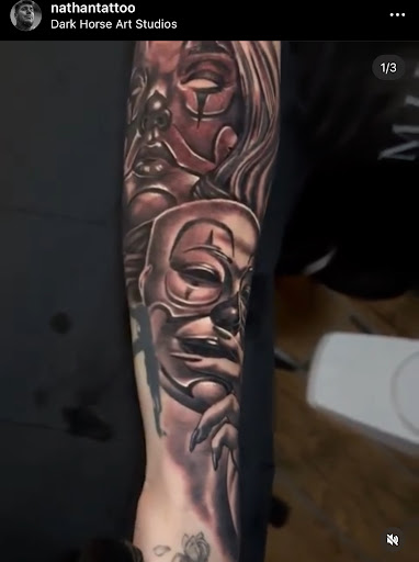 Explore pen tattoo ideas, creative tattoo ideas in Hinesville, available at Dark Horse Art Studios