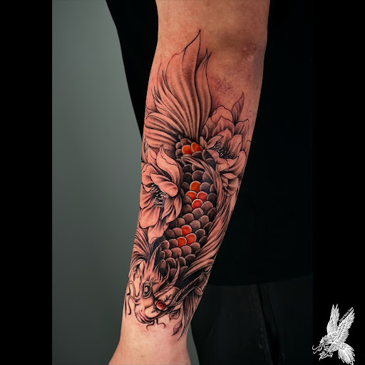 Explore apocalypse tattoo ideas, creative tattoo ideas in Fayetteville, available at Sacred Raven Tattoo Shop