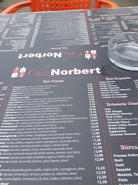 Chez norbert à Fleury menu