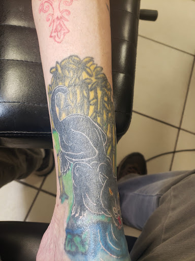 Explore three percenter tattoo ideas, creative tattoo ideas in Hudson, available at Inkredible Inc Tattoos