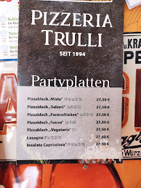 Pizzeria Trulli à Bochum menu