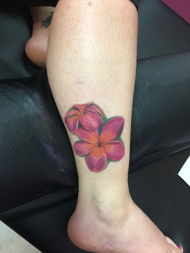 Explore dog portrait tattoo ideas, creative tattoo ideas in Kailua Kona, available at K Town Tattoo