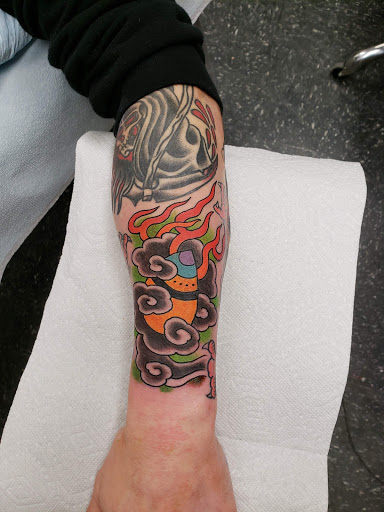 Explore rosary tattoo ideas, creative tattoo ideas in Lincoln, available at Iron Brush Tattoo