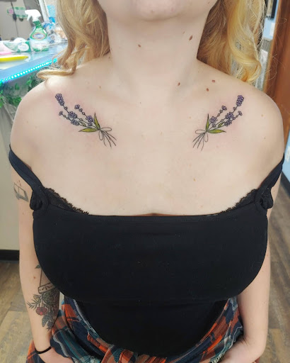 Find best friend sister tattoo ideas for your next unique tattoo in Forest Lake at Electric Blue Tattoo Co.