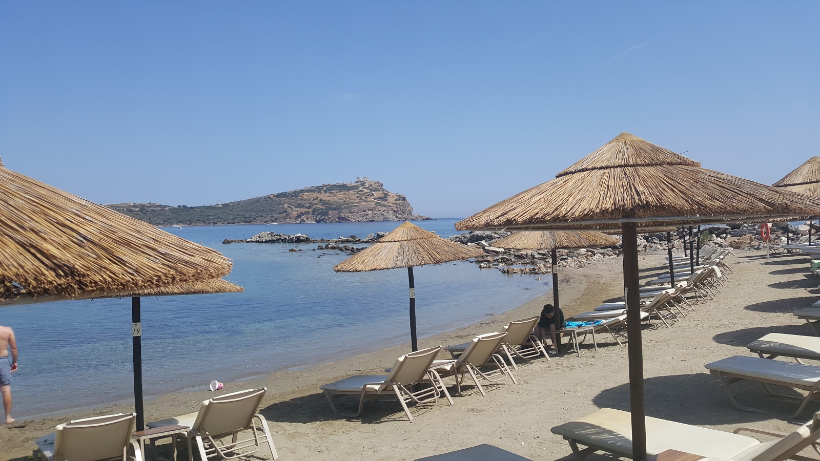 Foto di Cape Sounio con molto pulito livello di pulizia