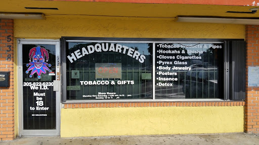 Headquarters Tobacco & Gifts, 5381 W 20th Ave, Hialeah, FL 33012, USA, 