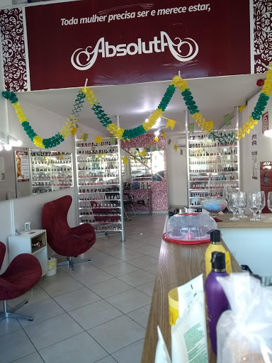 Logo da empresa - Absoluta Esmalteria e Cabelo