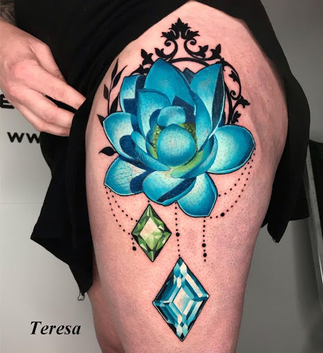 Explore lower arm sleeve tattoo ideas, creative tattoo ideas in Sanford, available at Venom Ink Tattoo