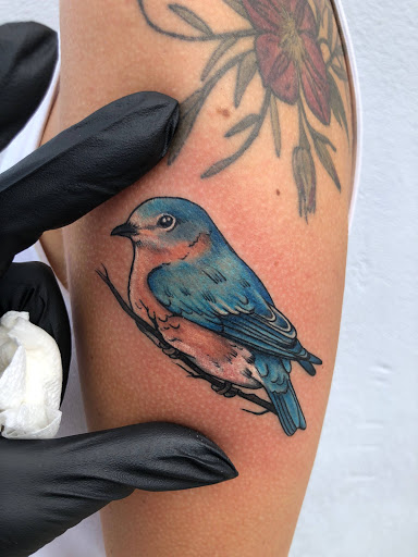 Explore moon tattoo ideas for females, creative tattoo ideas in Saint Petersburg, available at Foolish Pride Tattoo Co.