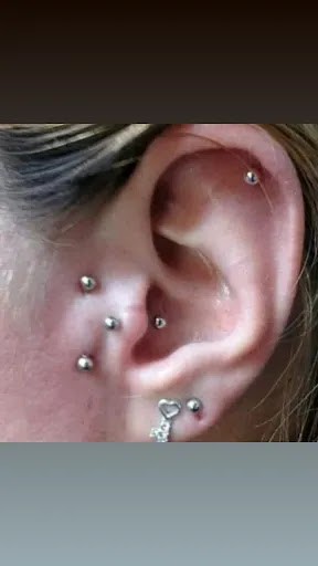 Explore helix tattoo ideas, creative tattoo ideas in Hialeah, available at Allstar Tattoo & Body piercing