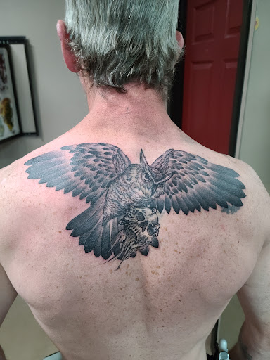 Explore madara tattoo ideas, creative tattoo ideas in Mountain Home, available at Black Dagger Tattoo