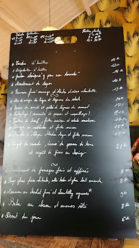 Manger sur la Plage à Marennes-Hiers-Brouage menu