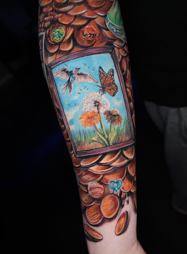 Explore tattoo ideas for a submissive, creative tattoo ideas in North Brunswick, available at Orpheus Tattoo Studio