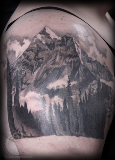 Explore awesome half sleeve tattoo ideas, creative tattoo ideas in Houlton, available at Crowes Tattoos
