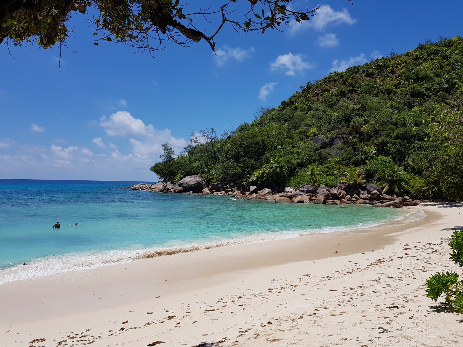 Foto af Petite Anse Kerlan Strand med lille bugt