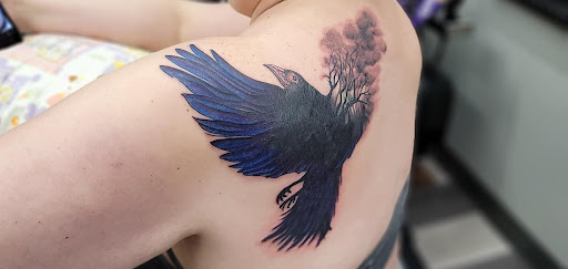 Explore dissociation tattoo ideas, creative tattoo ideas in Saint Paul, available at Gabriels Fallen Angel Tattoo Studio