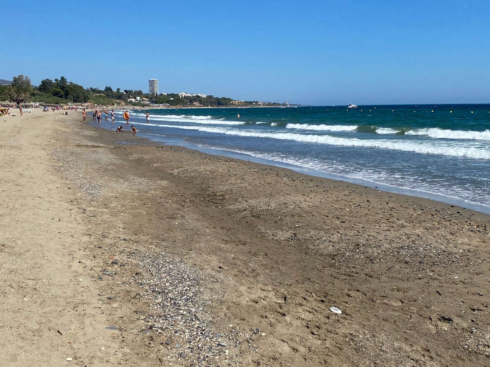 Fotografie cu Playa del Cable cu o suprafață de nisip beige