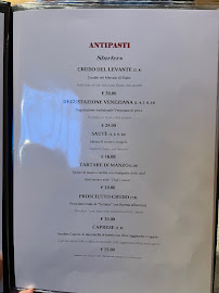 Ristorante Levante à Venice carte