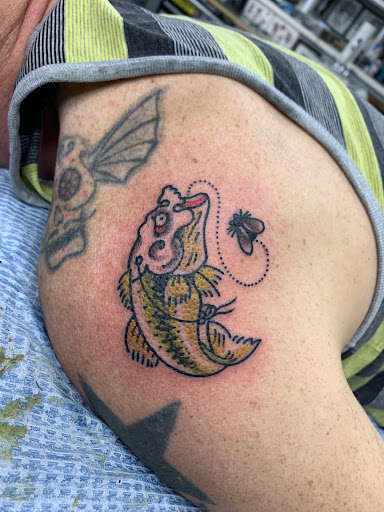 Explore care bear tattoo ideas, creative tattoo ideas in Cranston, available at TomButts Tattoo LLC