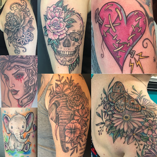 Explore morning glory tattoo ideas, creative tattoo ideas in Valparaiso, available at The Valparaiso Tattoo Collective