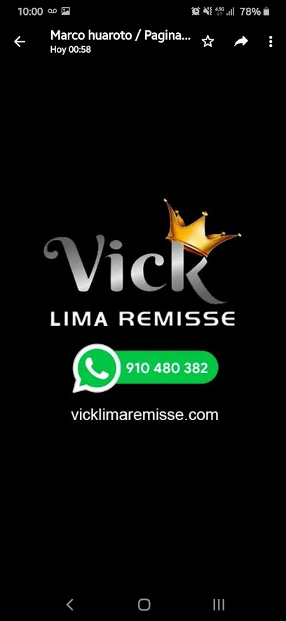 VICK LIMA REMISSE