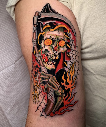 Explore hawaiian tattoos ideas, creative tattoo ideas in New Orleans, available at TOUGH LOVE TATTOOS