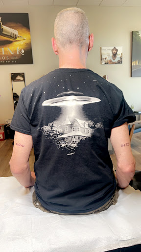 Explore 2 tattoo ideas, creative tattoo ideas in Davenport, available at Fine Ink Studios Tattoos