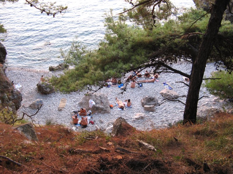 Foto av Wild beach II med turkos rent vatten yta