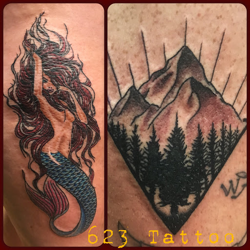 Explore grandson tattoo ideas, creative tattoo ideas in Watertown, available at 623 Tattoo