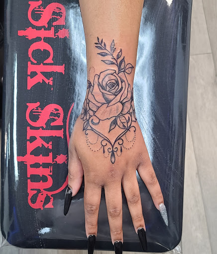 Explore half sleeve tattoo cover up ideas, creative tattoo ideas in Cuyahoga Falls, available at Sick Skins Skin Art Studio