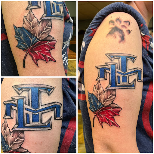 Explore small leg tattoo ideas, creative tattoo ideas in Adrian, available at Good Life Tattoo Co.