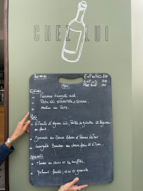 Menu / carte de Chez Lui à Paris