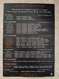 Menu du M pizza à Latour-Bas-Elne
