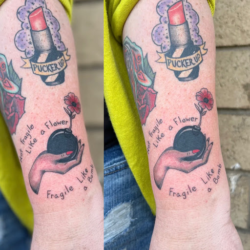 Explore male sleeve tattoo ideas, creative tattoo ideas in Los Alamitos, available at Mr. Inkwells Classy Tattoos