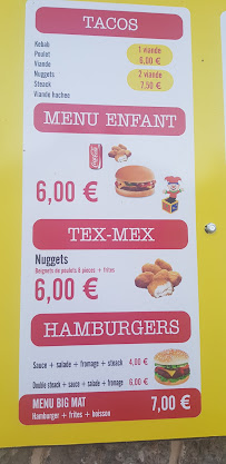 Kebab Le Palais d'Ankara à Villeneuve-sur-Aisne - menu / carte