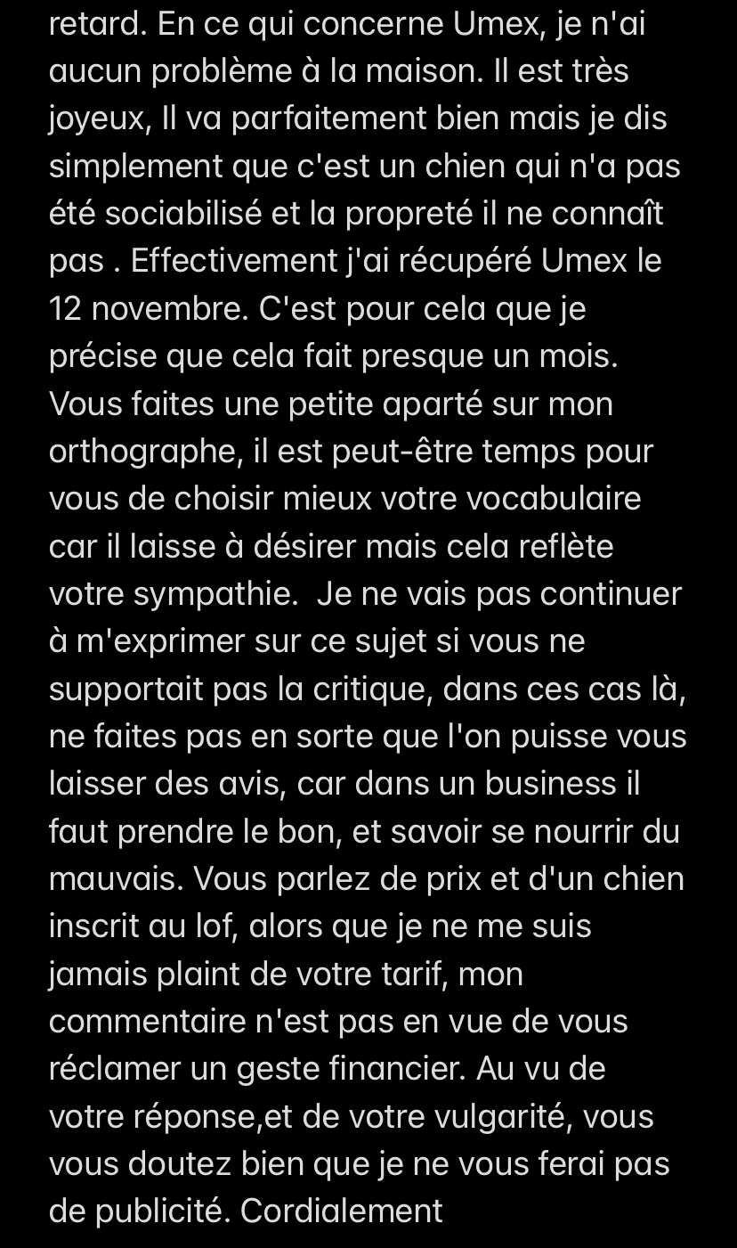 Photo n° 1 de l'avis de Adeline.e fait le 30/11/2023 à 16:15