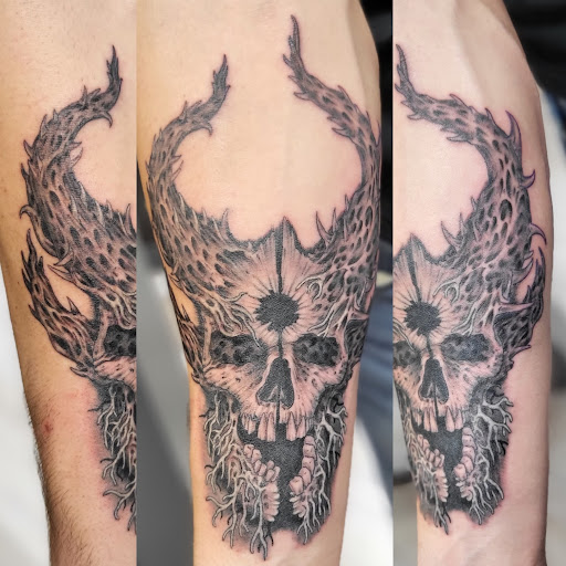 Explore tattoo ideas for arms and shoulders, creative tattoo ideas in Nashville, available at Titan Tattoo