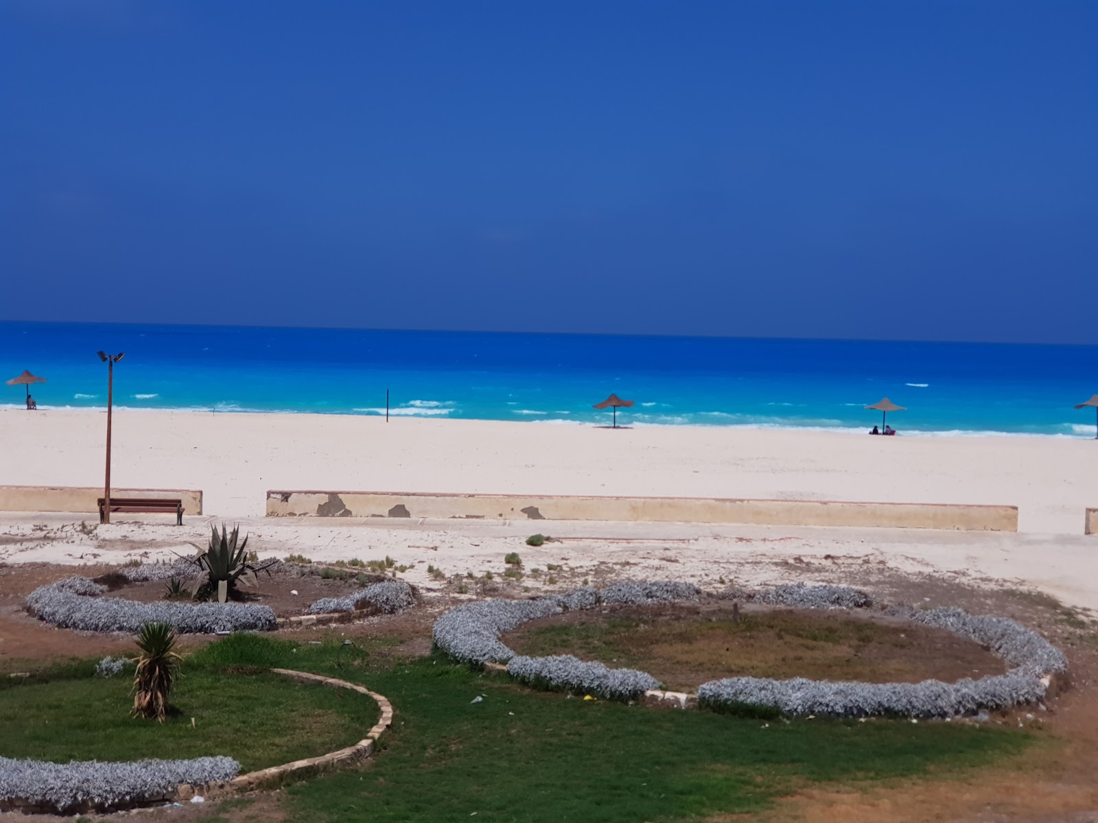 El Montazah Beach的照片 带有碧绿色纯水表面