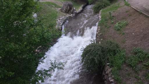 Natural waterfalls in Salt Lake CIty