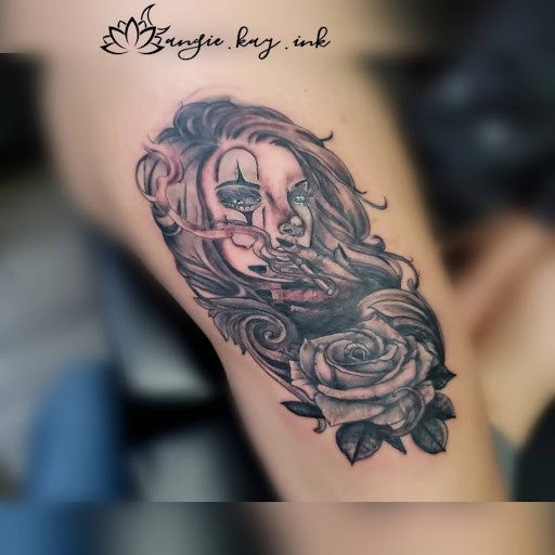 Explore princess bride tattoo ideas, creative tattoo ideas in Casper, available at Luna & Lotus Amethyst Ink Angie Kay