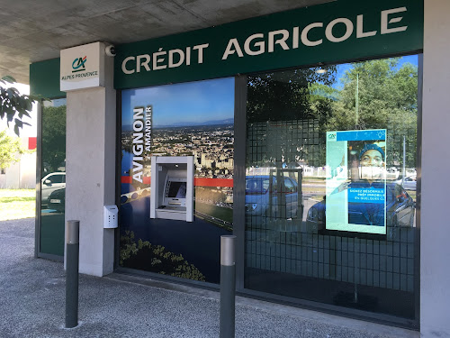 Banque Crédit Agricole Alpes Provence Avignon Amandier Avignon